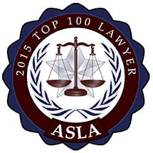 2015 Top 100 Lawyer | ASLA